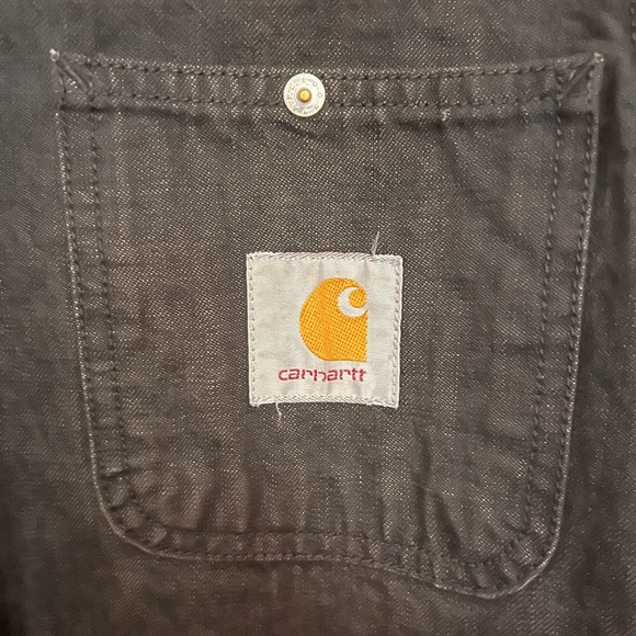 Cathartt x A.P.C. Denim Chore Jacket Black Size XS - Picture 4 of 6